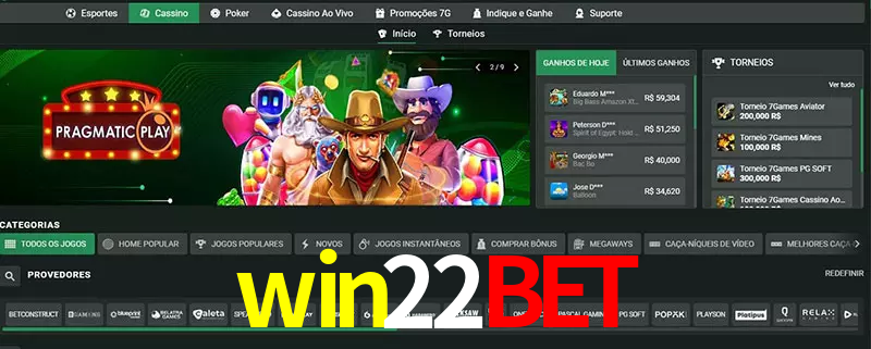 cassino win22bet